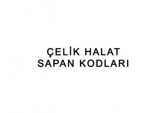 Çelik Halat Pres Baskılı Sapan Kodları