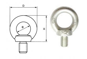 Erkek Aybolt DIN 580